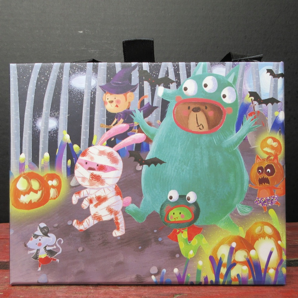 Halloween Storage Box Cute Monsters Pumpkin Trick or Treat Decorative Organizer